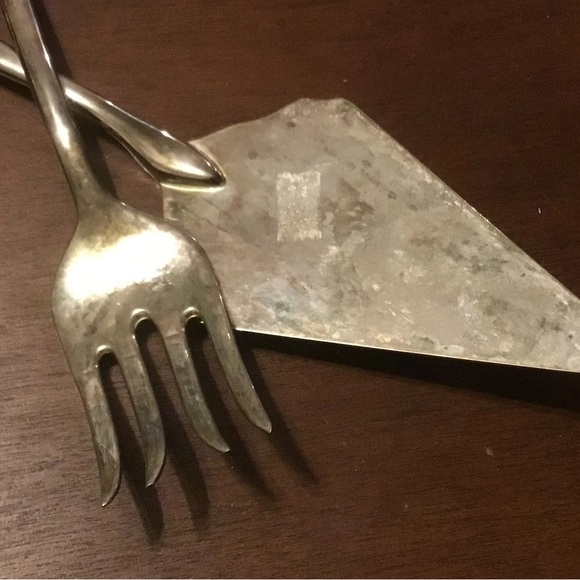 International silver Company Christmas pie server and fork- preloved - Picture 7 of 9